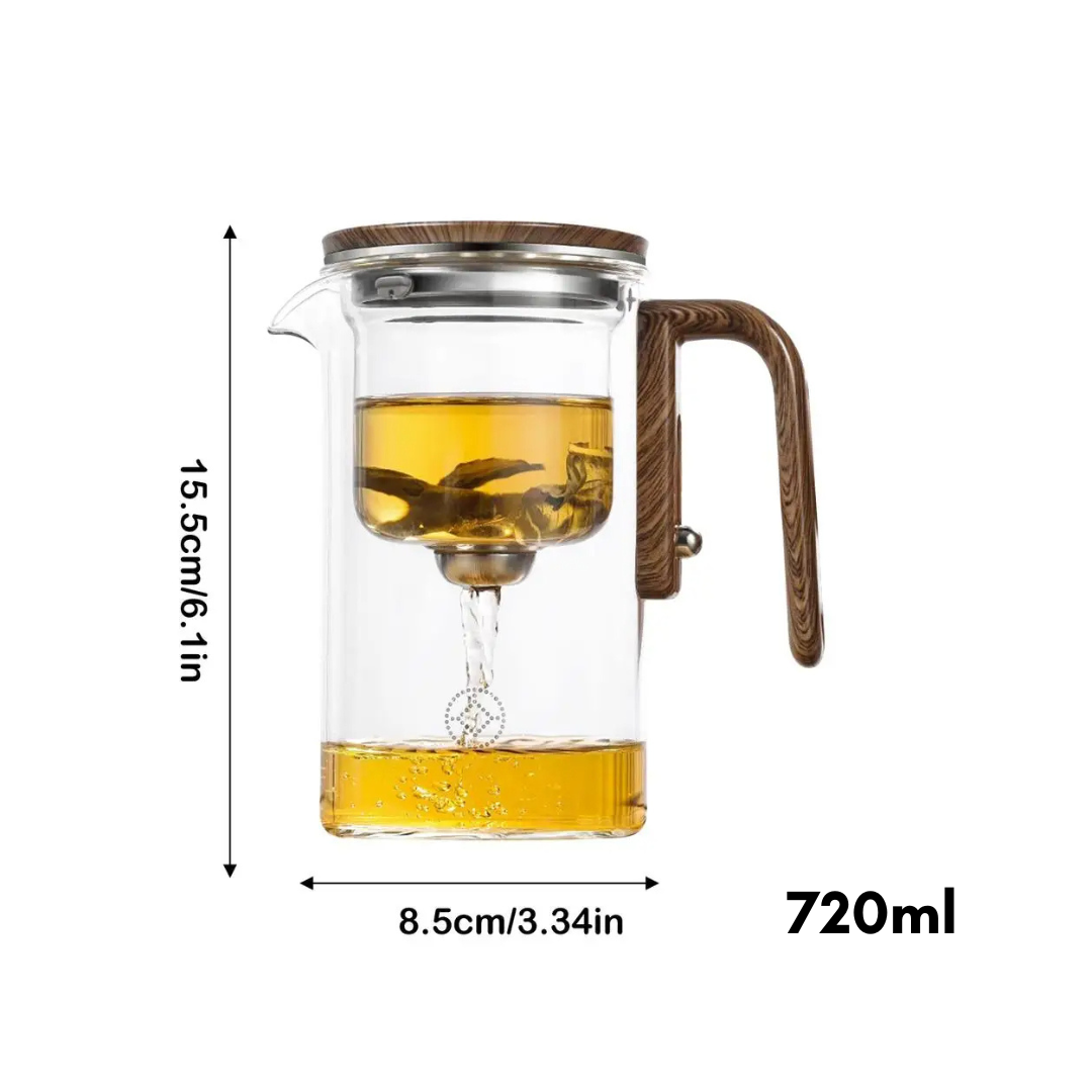 BowLift | Stylish Transparent Teapot - ClearBrew