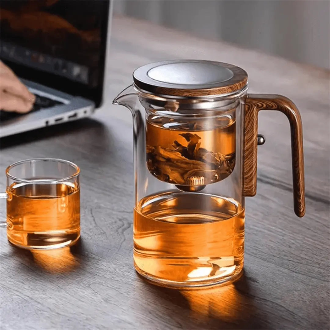 BowLift | Stylish Transparent Teapot - ClearBrew