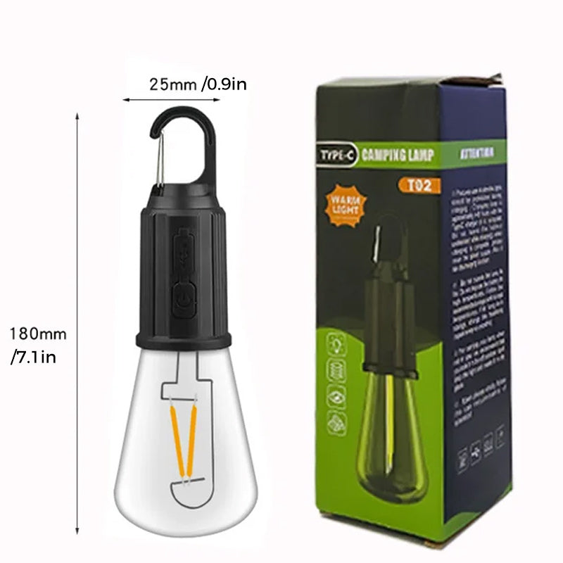 BowLift | Retro New Outdoor Camping Type-C Charging Bulb Light