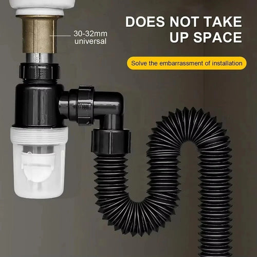 BowLift | Stainless Steel Drain Pipe – Clog-Free & Odor Neutral