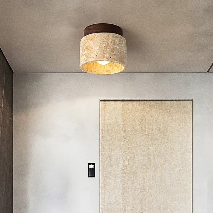 BowLift | Creative Japanese Ceiling Lamp in Cream Style