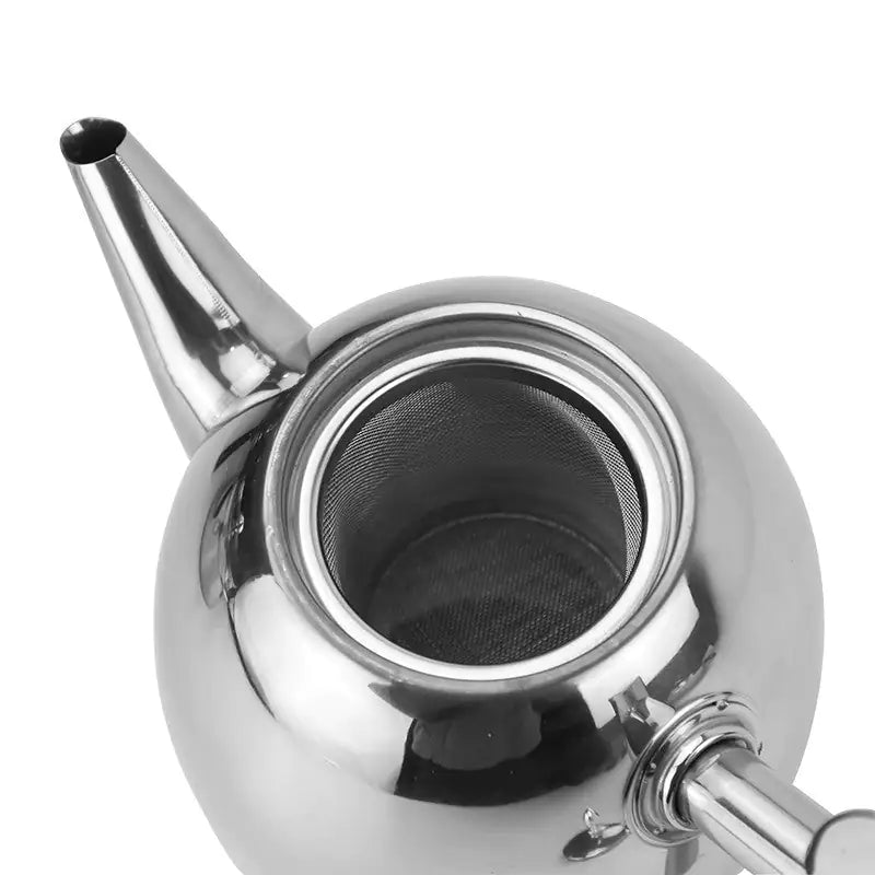 BowLift | TeaElegance Stainless Steel Teapot with Infuser