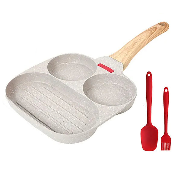 Thickened Omelet Egg Frying Pan with Lid Nonstick 4 Cups Pancake Pan | Bowlift