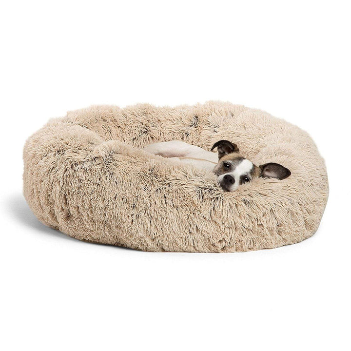 BowLift | Cozy Dog Bed - Large Size, Machine Washable, Calming Design Imitation of Mother's Fur for Ultimate Comfort and Relaxation