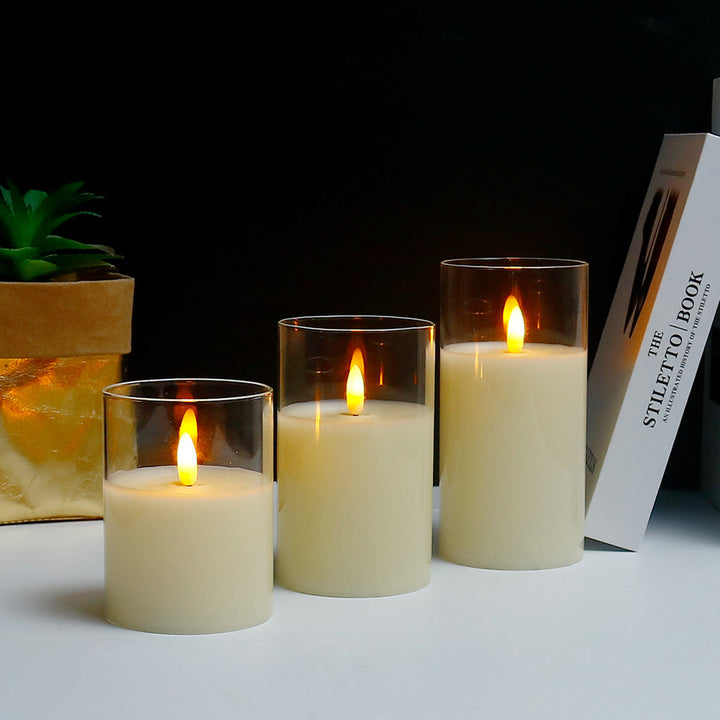 BowLift | LuxeLumen LED Candle Set | Elegant LED candles with remote control for atmospheric ambiance