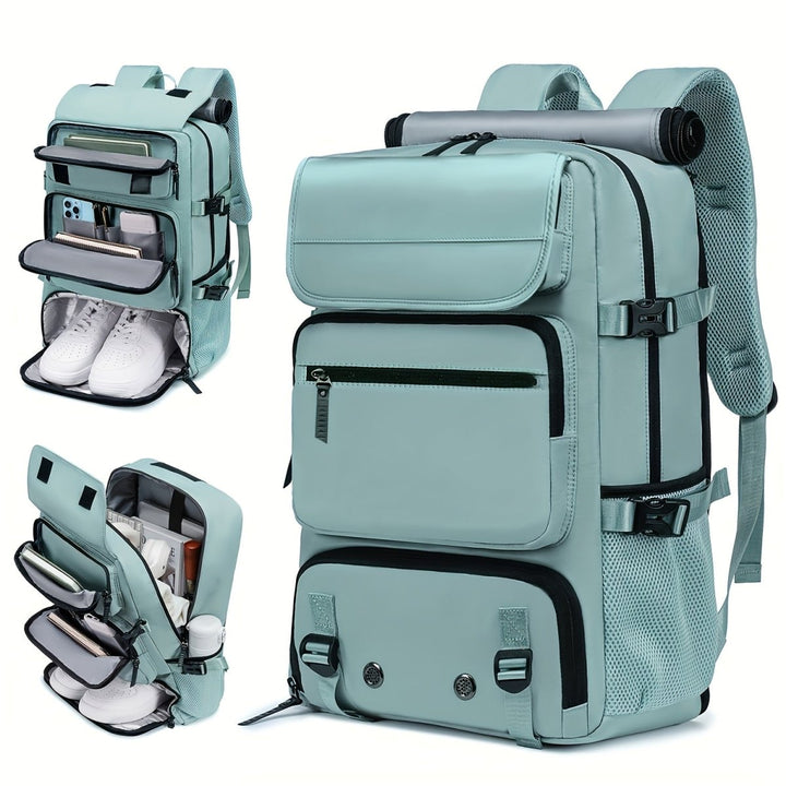 BowLift | TRAVELMAX Pack – Waterproof Travel Backpack with USB Port, Shoe Compartment & Anti-Theft Pocket