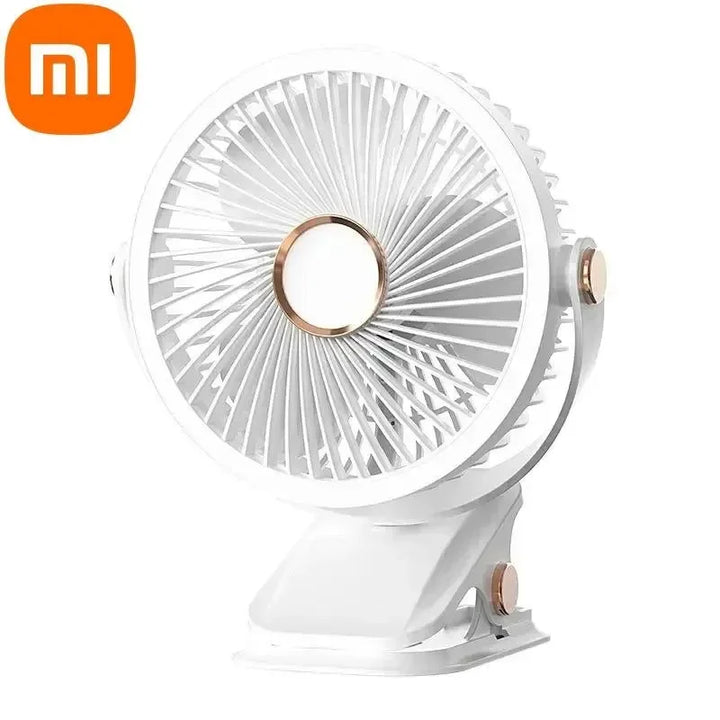 8000mAh Clip-on Fan 3 Speed Quiet Rechargeable Desktop Portable Air Circulator Wireless Fan | Bowlift