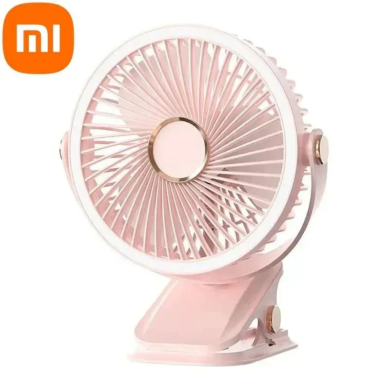 8000mAh Clip-on Fan 3 Speed Quiet Rechargeable Desktop Portable Air Circulator Wireless Fan | Bowlift