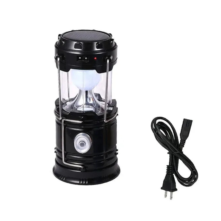 Multifunctional Led Camping Light Rechargeable Camping Lamp Solar Power Charging Portable Fan Lantern Emergency Outdoor Lighting | Bowlift