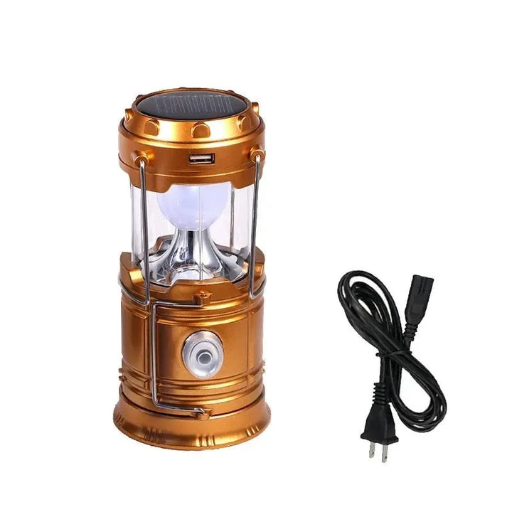 Multifunctional Led Camping Light Rechargeable Camping Lamp Solar Power Charging Portable Fan Lantern Emergency Outdoor Lighting | Bowlift