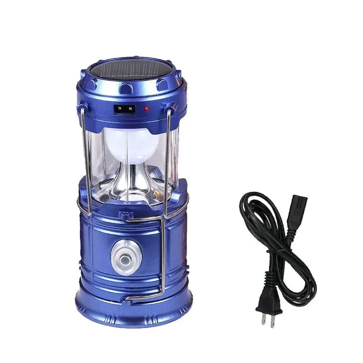 Multifunctional Led Camping Light Rechargeable Camping Lamp Solar Power Charging Portable Fan Lantern Emergency Outdoor Lighting | Bowlift
