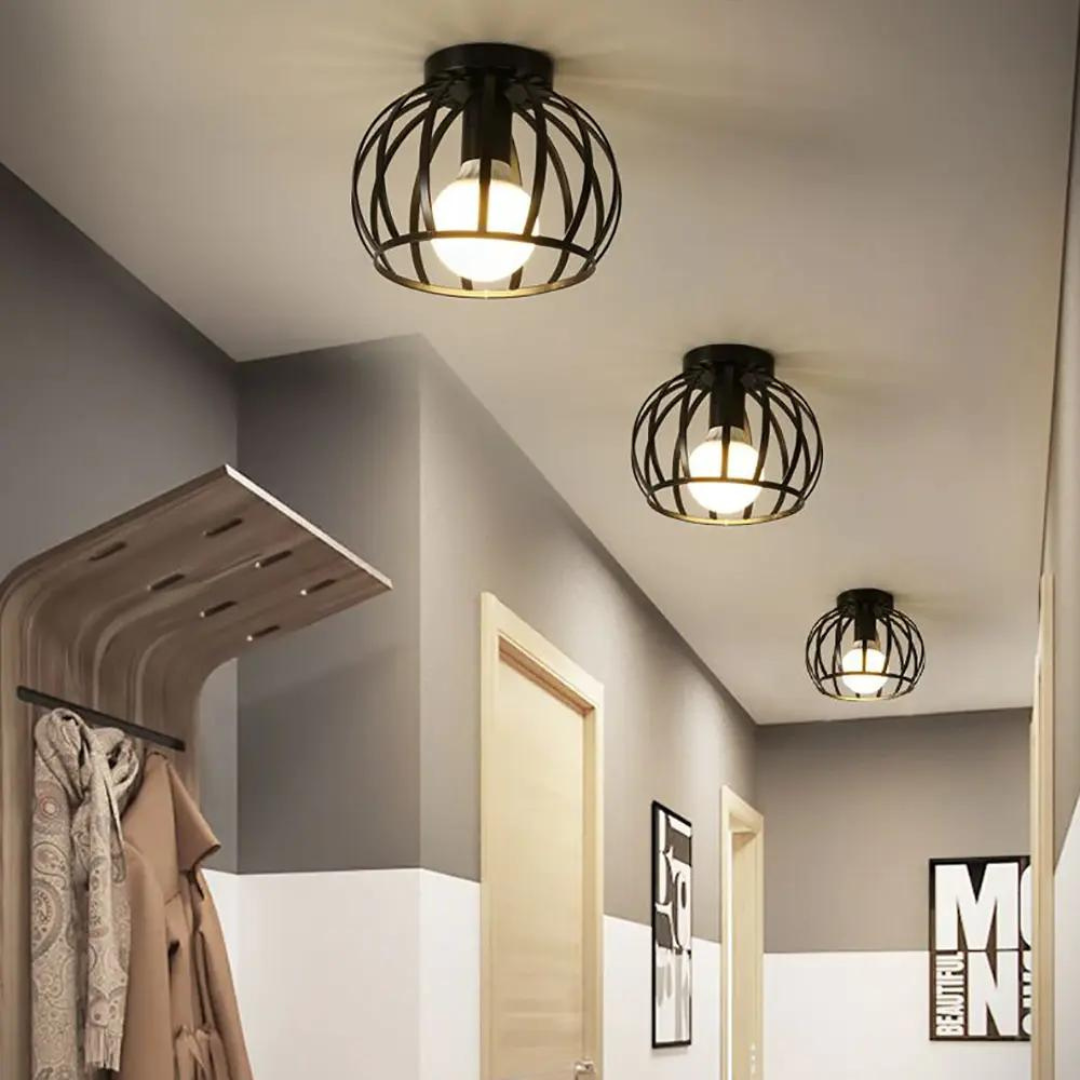 BowLift | Trendy Industrial Ceiling Light with Open Design – ForgeLight