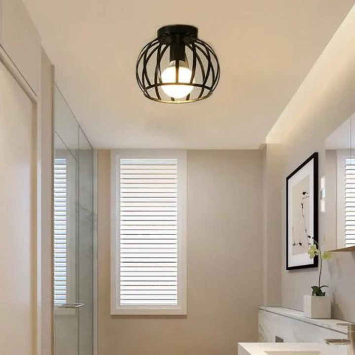 BowLift | Trendy Industrial Ceiling Light with Open Design – ForgeLight