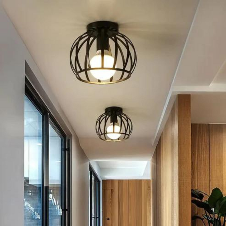 BowLift | Trendy Industrial Ceiling Light with Open Design – ForgeLight