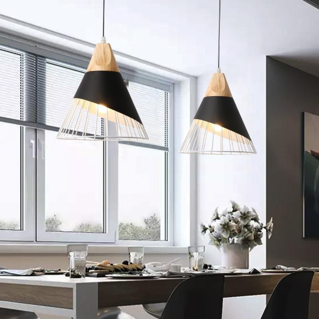 BowLift | Trendy Scandinavian Industrial Pendant Light - UrbanBeam