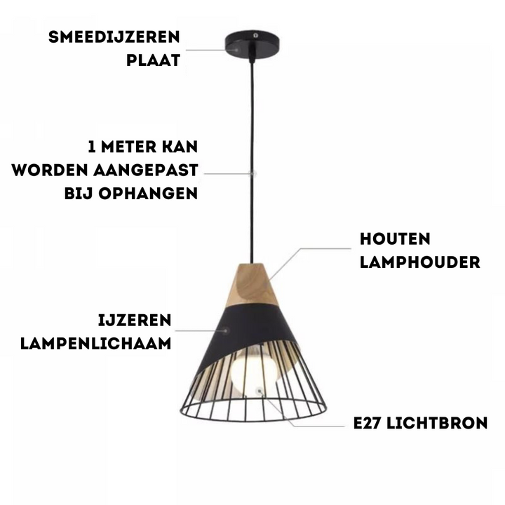 BowLift | Trendy Scandinavian Industrial Pendant Light - UrbanBeam