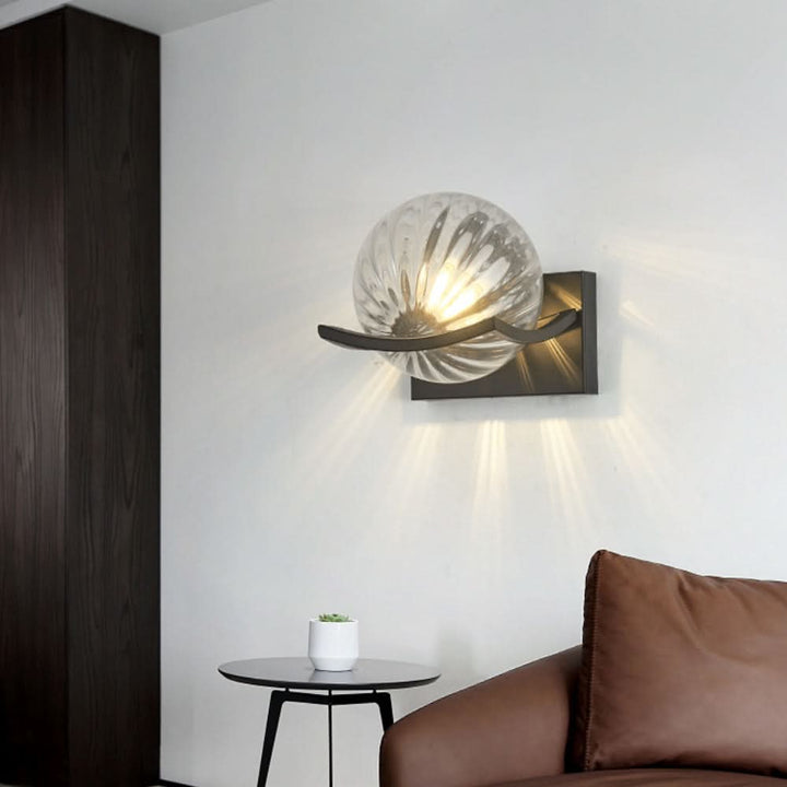 BowLift | Modern LED Wall Lamp with Glass Panel
