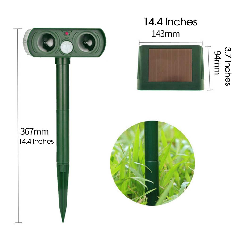 BowLift | AviGuard Luxe Solar Ultrasound Deterrent | Effective deterrence of birds and animals for serene outdoor spaces