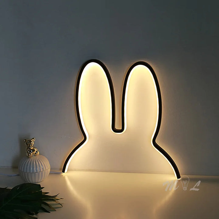 BowLift | USB Rechargeable Bunny Night Light with Ambient Lighting - BunnyLight