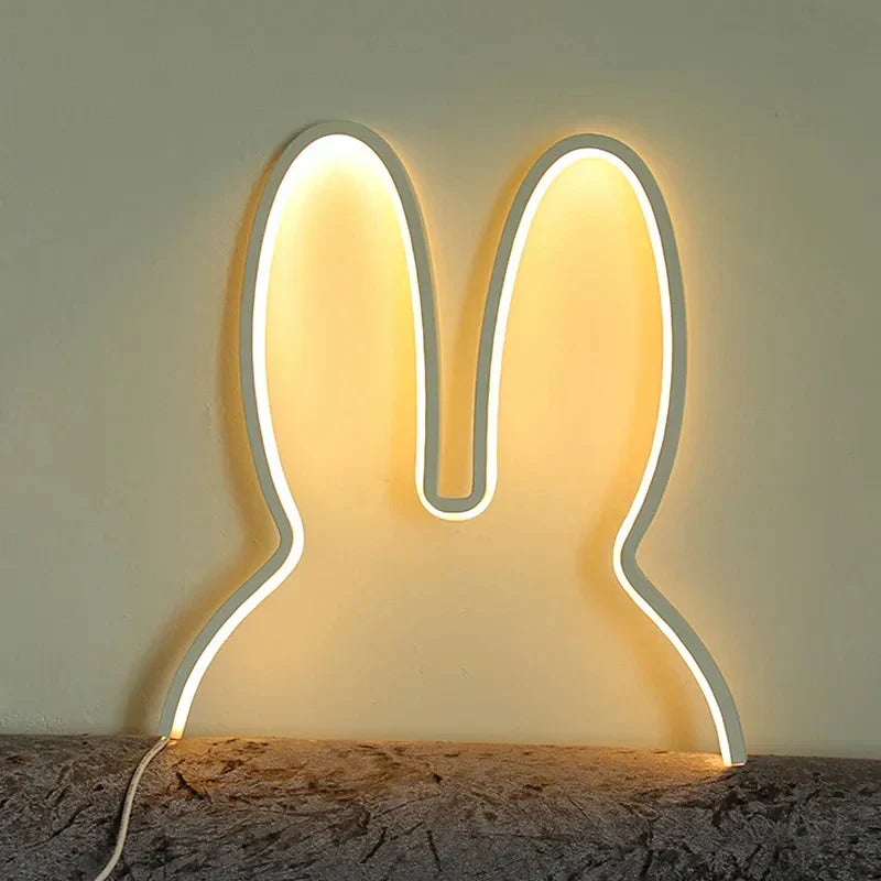 BowLift | USB Rechargeable Bunny Night Light with Ambient Lighting - BunnyLight