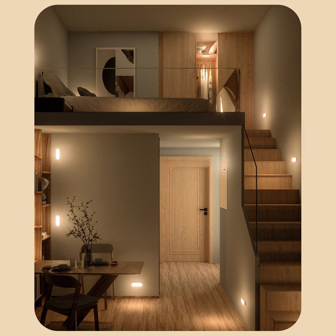 BowLift | USB Rechargeable Motion Sensor Wall Lamp - BrightSense