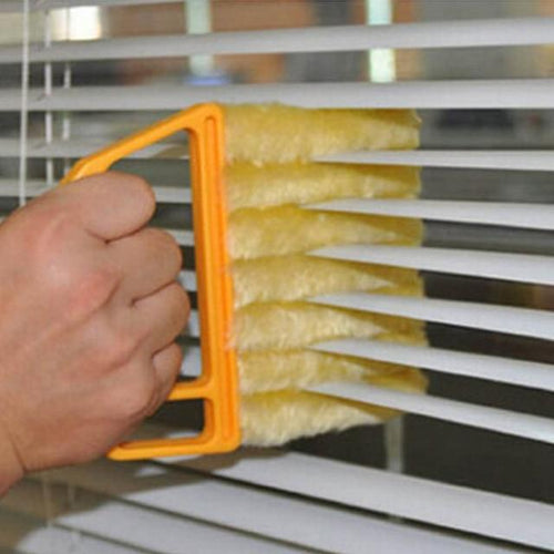 BowLift | Useful Microfiber Window cleaning brush air Conditioner Duster cleaner with washable venetian blind blade cleaning cloth