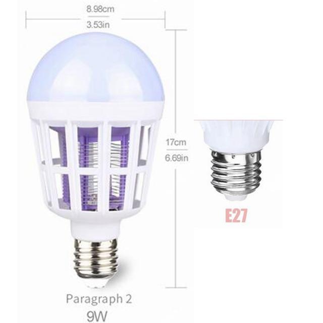 BowLift | IcoolGadgets AC175~220V LED Mosquito Killer Bulb E27/B22 LED Bulb For Home Lighting Bug Zapper Trap Lamp Insect Anti Mosquito Repeller Light