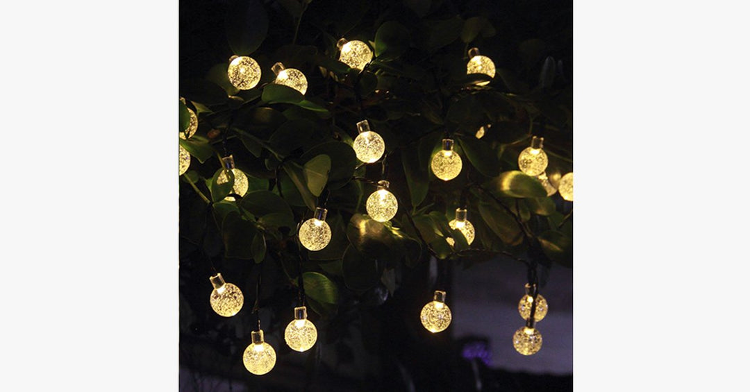 BowLift | Solar-powered LED crystal ball lights - Stylishly decorate!