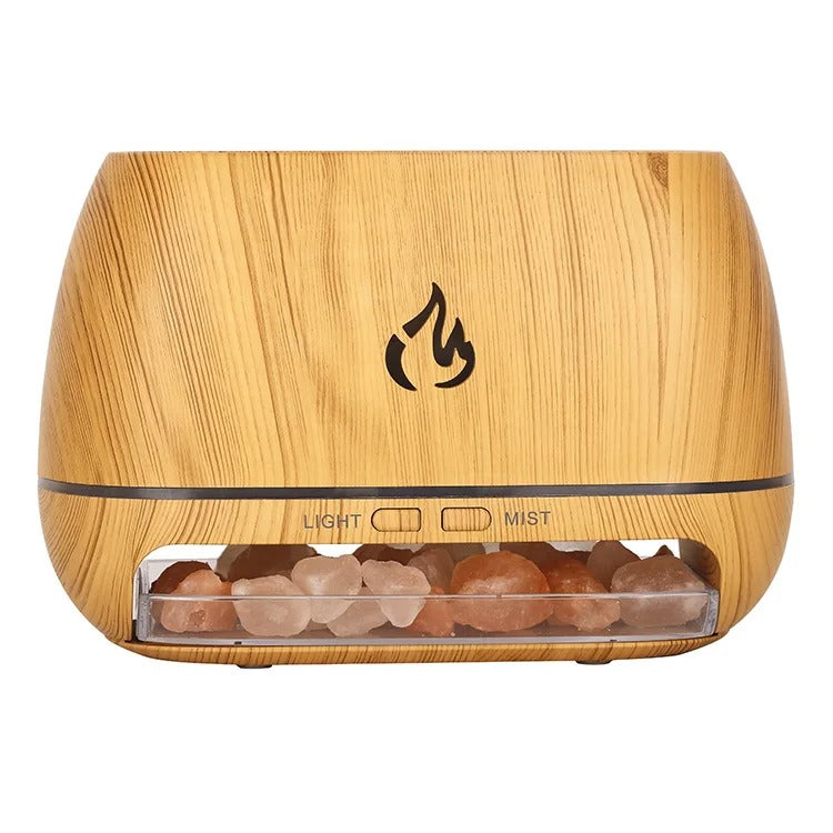 BowLift | Himalaya Salt Aroma Diffuser with Ambient Lighting - SaltSerenity