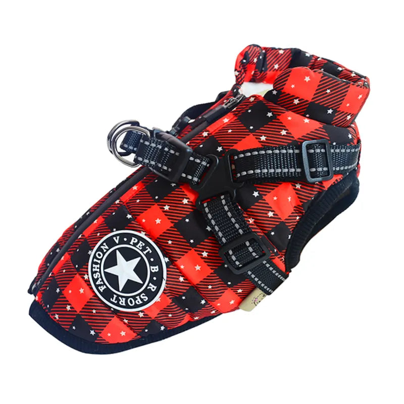 BowLift | Waterproof Dog Jacket with Built-in Harness – Warm, Weather-resistant Dog Jacket for All Breeds