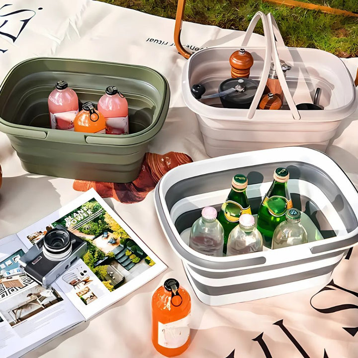 BowLift | Storage Basket Collapsible Plastic Folding Organiser