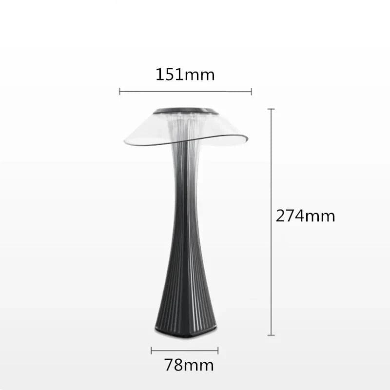 BowLift | Luxury Crystal Table Lamp | Wireless Dimmable Table Light