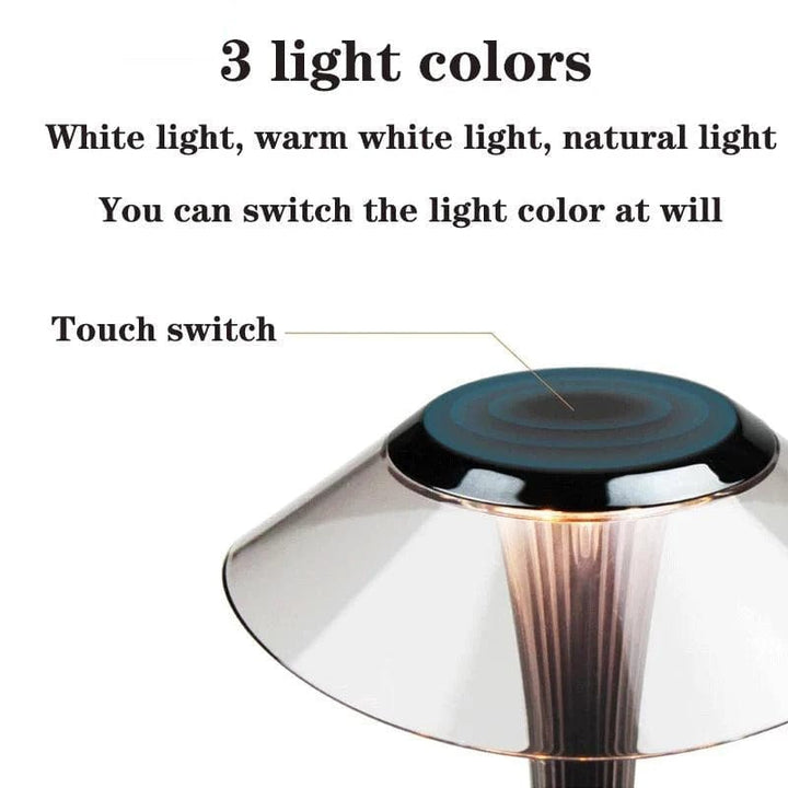 BowLift | Luxury Crystal Table Lamp | Wireless Dimmable Table Light