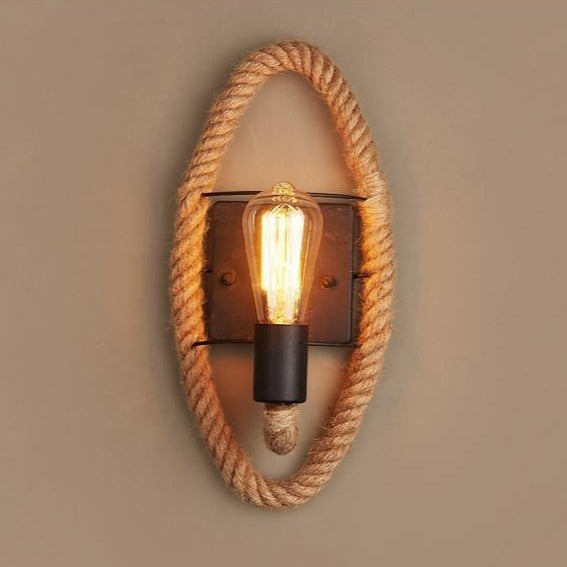 BowLift | Vintage Rope Wall Lamp - RusticRope
