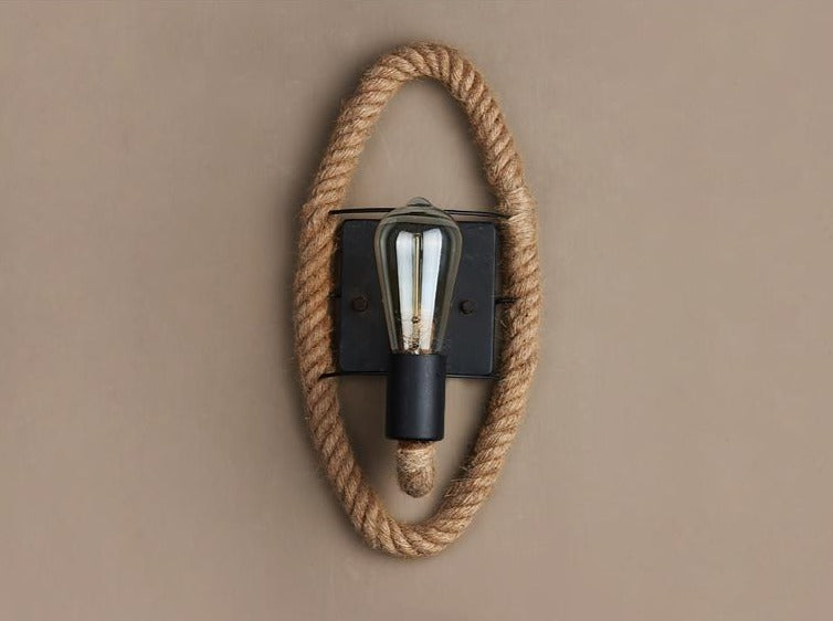 BowLift | Vintage Rope Wall Lamp - RusticRope