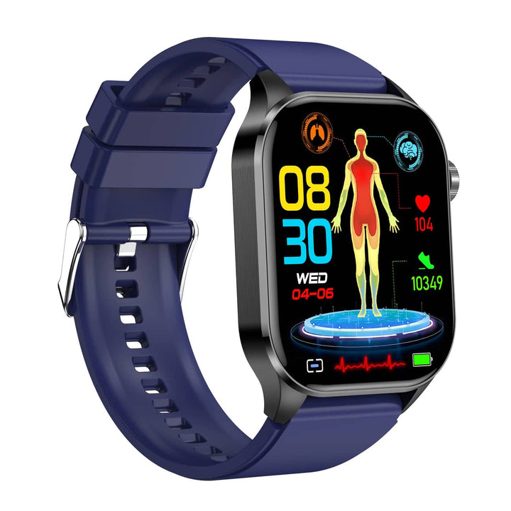 BowLift | Smartwatch for Health & Fitness – EKG, Blood Pressure, Heart Rate Measurement – Compatible with iOS & Android