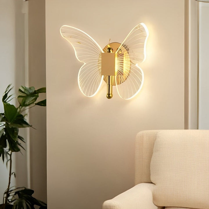 BowLift | Butterfly-Shaped LED Wall Lamp with Three Lighting Modes