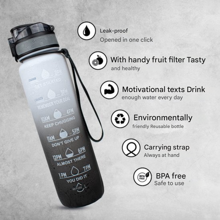 BowLift | Water bottle with Timeline - HydraHero