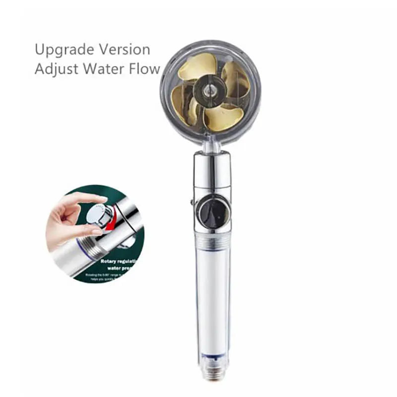BowLift | Water-Saving Shower Head with 360° Rotation - AquaTurbo