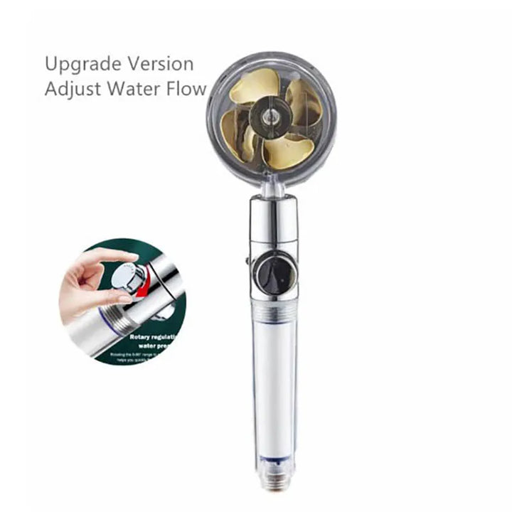 BowLift | Water-Saving Shower Head with 360° Rotation - AquaTurbo