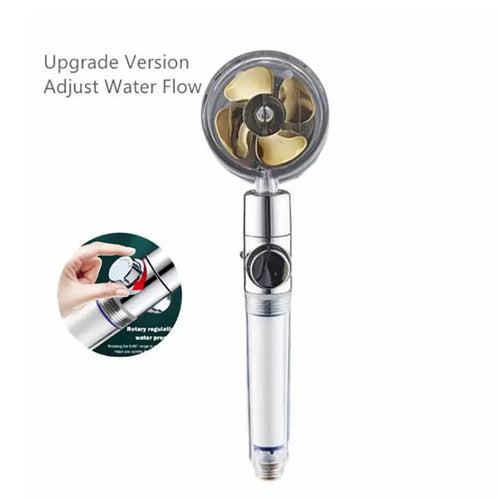 BowLift | Water-Saving Shower Head with 360° Rotation - AquaTurbo