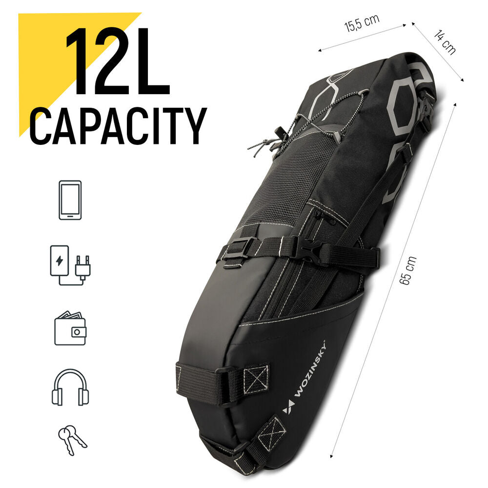 BowLift | Waterproof Bicycle Saddle Bag with Large Capacity – AquaTrail