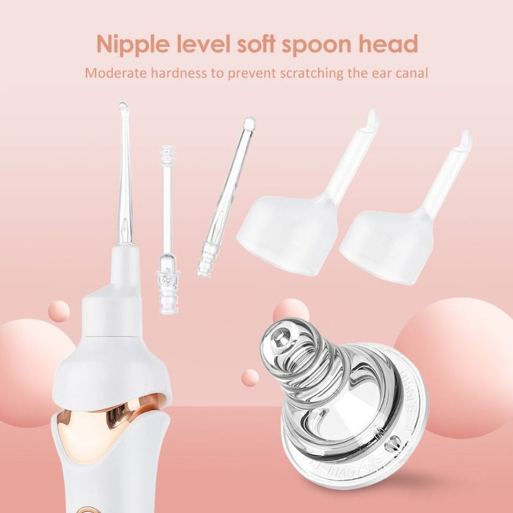 BowLift | Painless Ear Cleaner with LED Light – Safe Earwax Removal for Adults and Children, Rechargeable with Soft Suction Technology