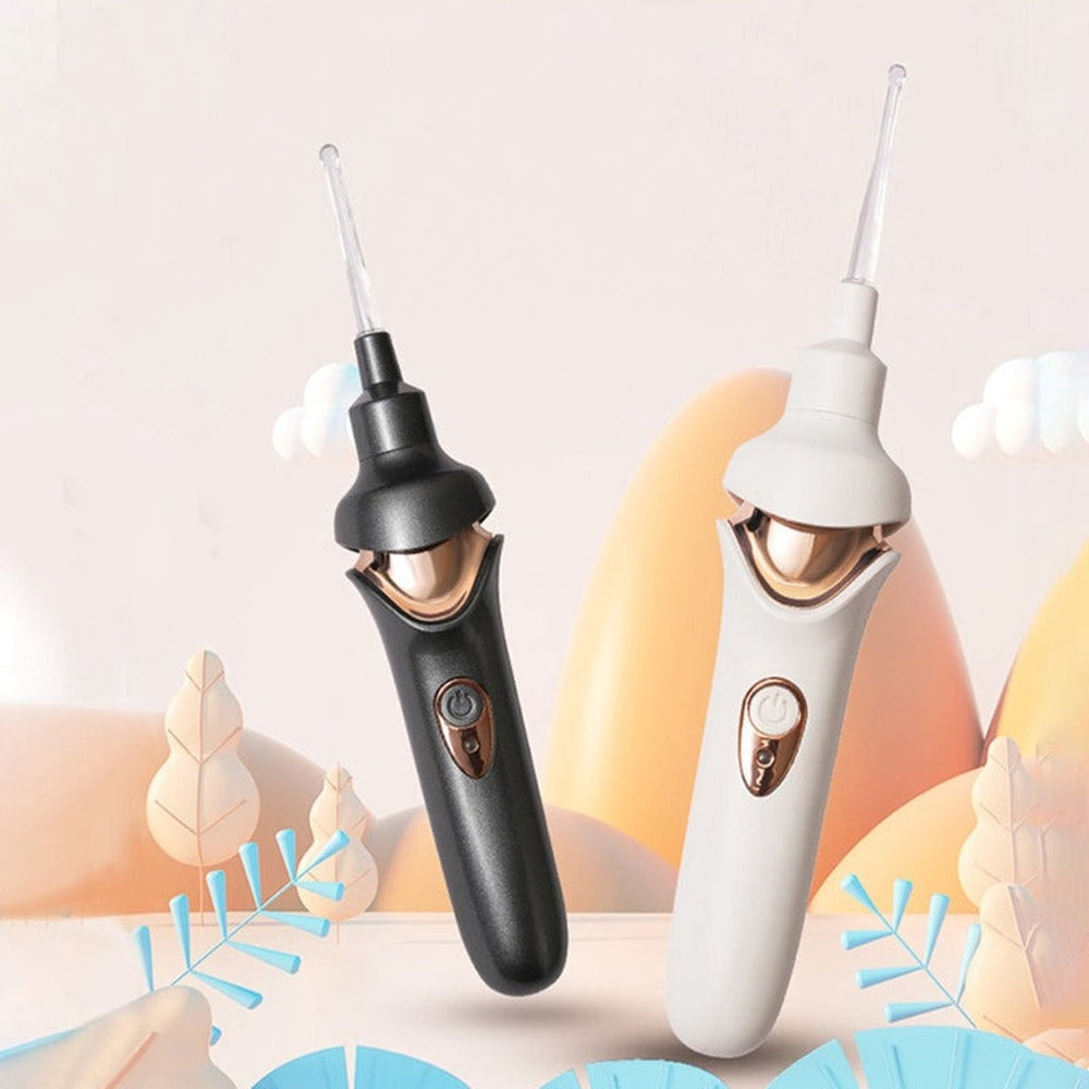 BowLift | Painless Ear Cleaner with LED Light – Safe Earwax Removal for Adults and Children, Rechargeable with Soft Suction Technology