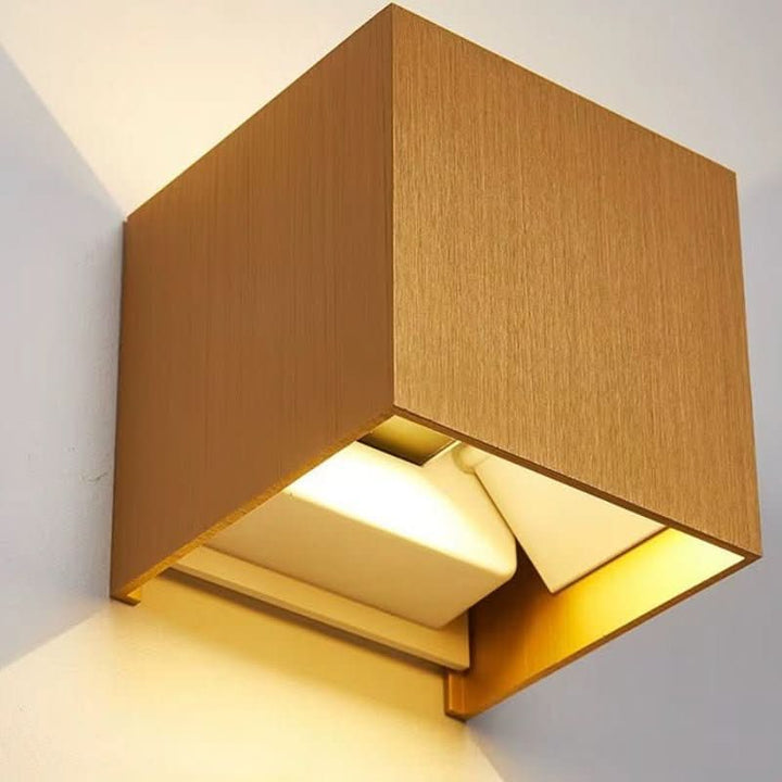 BowLift | Weatherproof Cube Wall Light – Up Down LED Outdoor Lamp