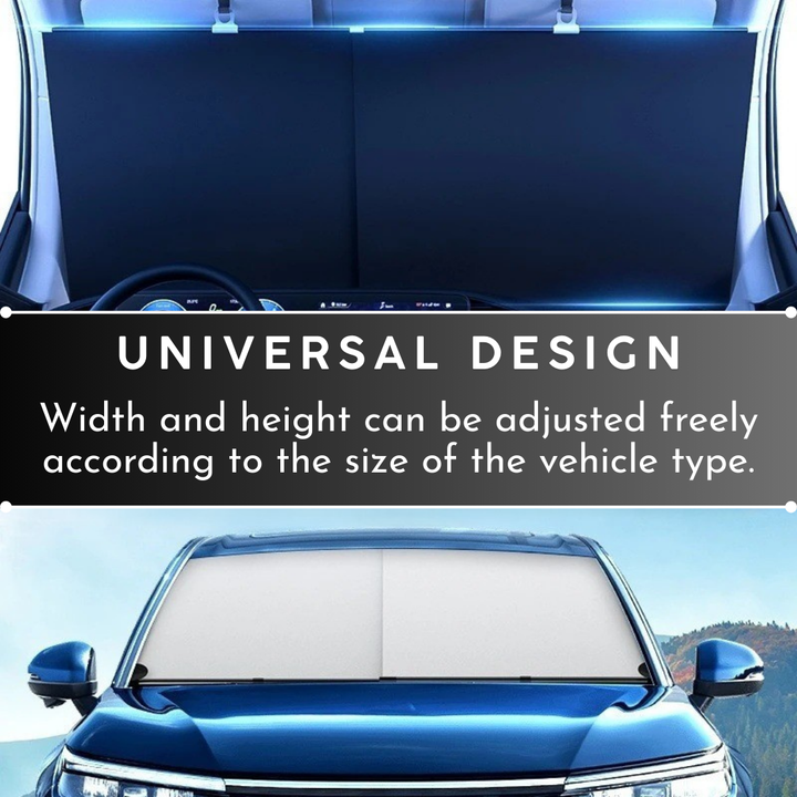 BowLift | Retractable Anti-UV Light Car Windshield Sunshade