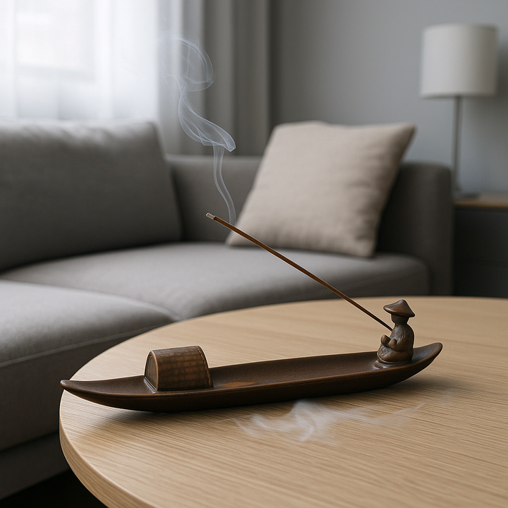 BowLift | Wooden Zen Incense Holder