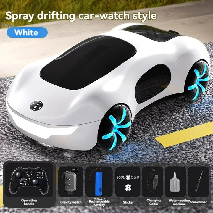 BowLift | Rechargeable Gesture Control RC Spray Effect Stunt Car