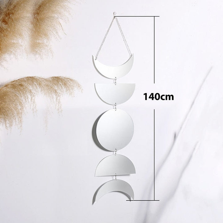 BowLift | Moon phases mirror wall hanging