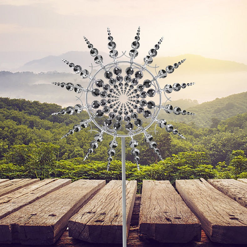 BowLift Metal Wind Spinner for Garden